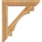 Ekena Millwork Merced Slat Rough Sawn Bracket w/ Offset Brace, Western Red Cedar, 8"W x 40"D x 44"H BKT0806X40X44MRC06RWR - alternate 3